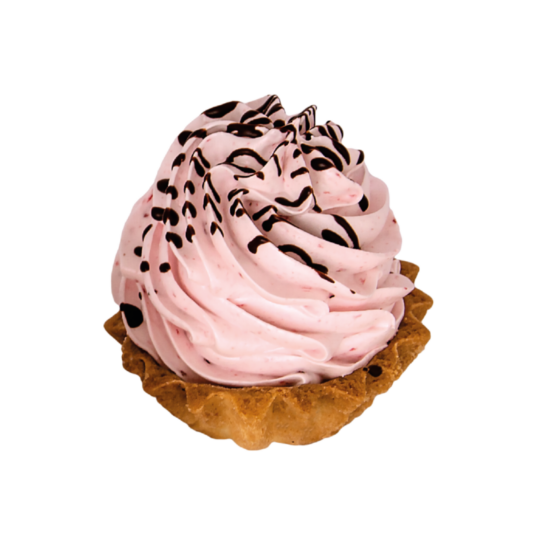 Tart with strawberries